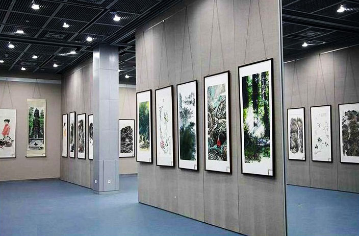 灵活多变多功能展厅活动隔断